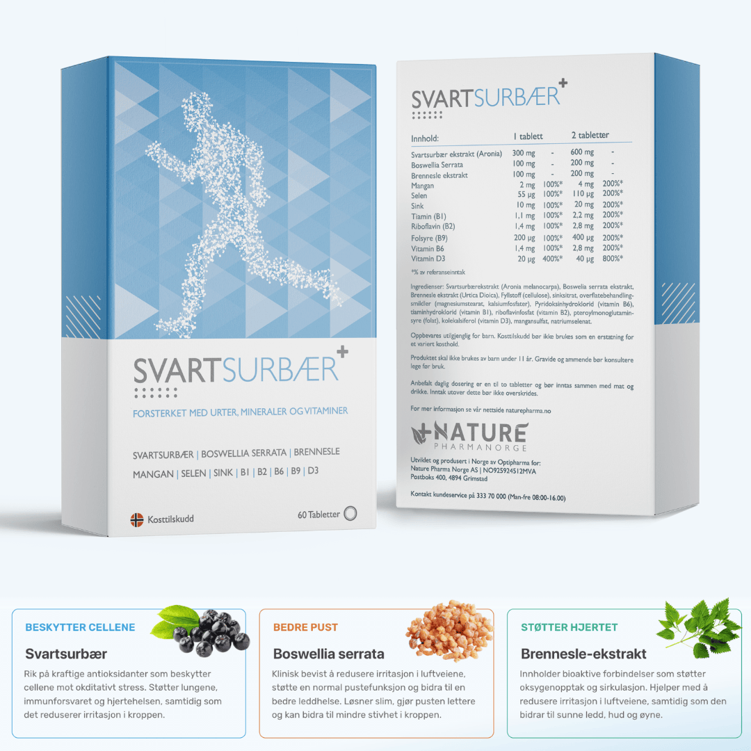 Svartsurbær + med vitamin B1